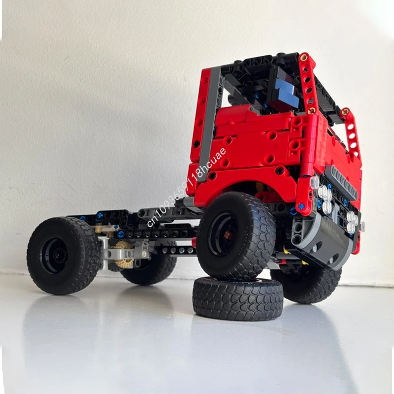 487 Uds. MOC Azov camión todoterreno modelo técnico bloques de construcción niños DIY creativo montar juguetes de ladrillos Modulares regalos de navidad