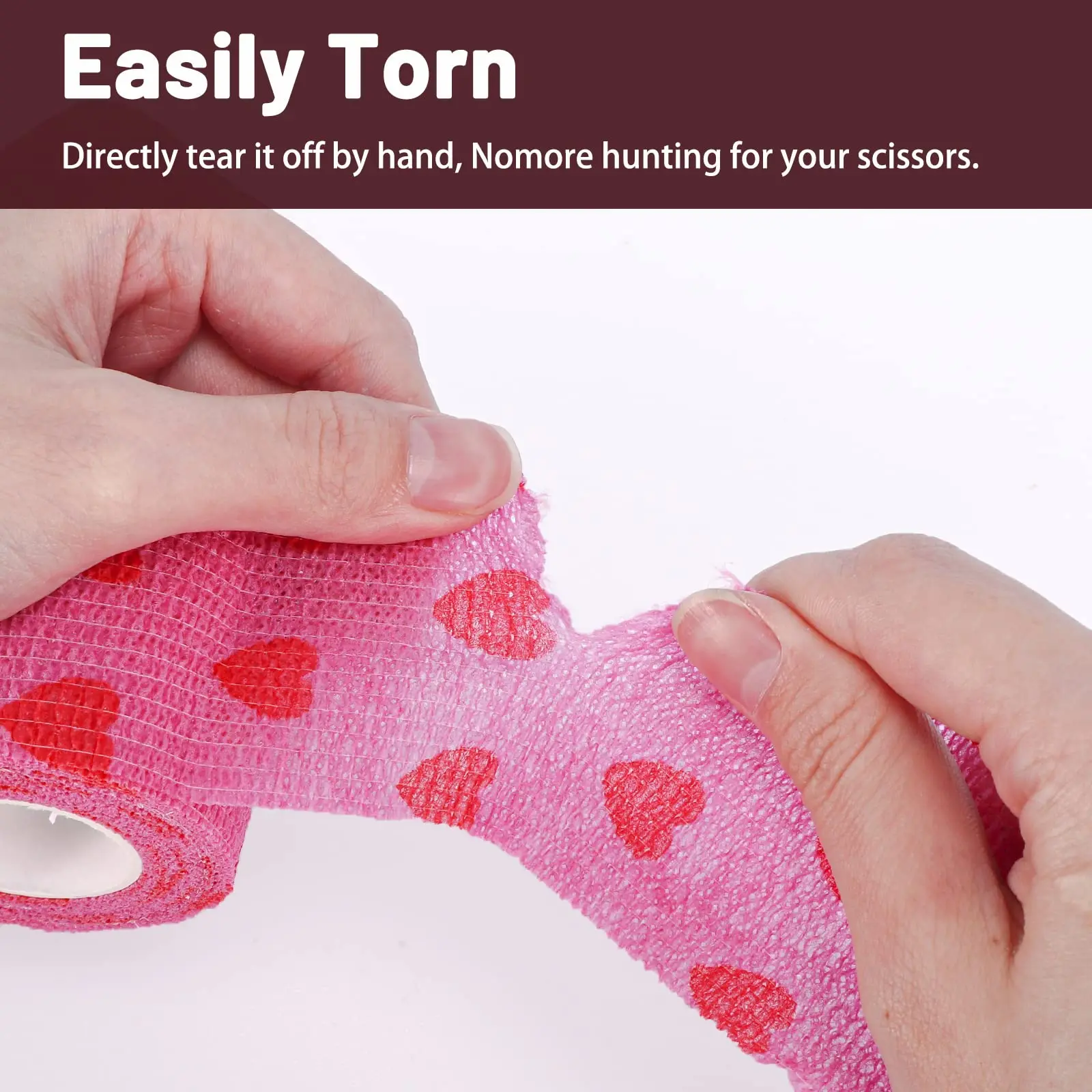 قبضة الوشم غطاء ضمادة يلتف الأشرطة غير المنسوجة مقاوم للماء للحيوانات الأليفة ذاتية اللصق إصبع المعصم حماية الوشم الملحقات #4