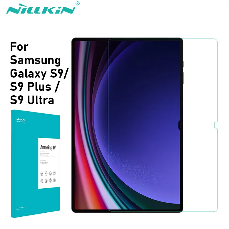 

NILLKIN For Samsung Galaxy S9 ultra HD Tempered Glass For Tab S9 /S9 plus Handwriting Anti-fingerprint Explosion-proof Glass