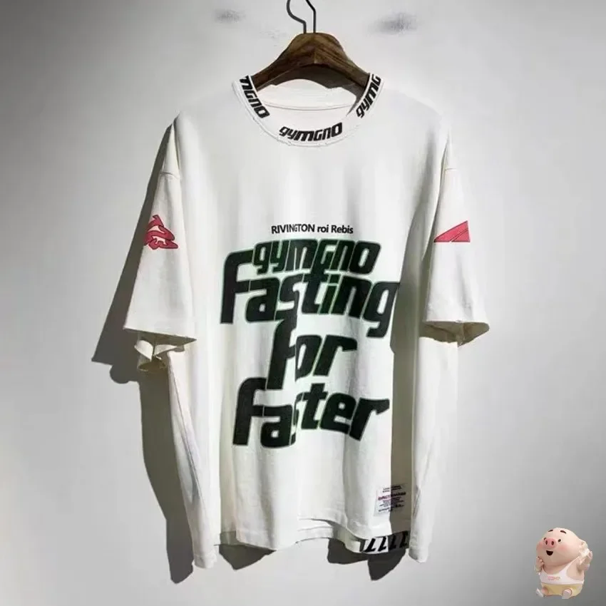 

Washed RRR123 T-shirt Men Women Graffiti Letter Print Tee Vintage RRR 123 Tops Cotton T Shirt Soft fabric