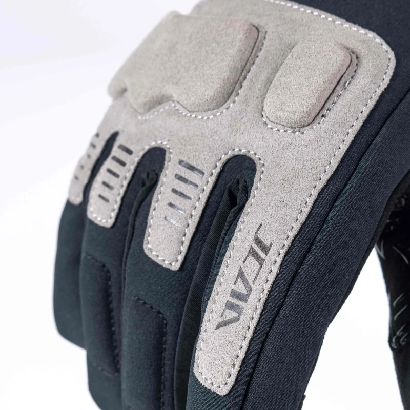 JCAA Winter Motorcycle Gloves Waterproof Warm Touchscreen Full Finger Glove Non-Slip Protective Riding Gloves Gray/Pink S-XXL view 5