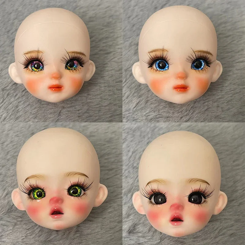 Super Cute 30cm Dolls 1/6 Bjd Doll Head DIY Practice Makeup Doll Head or Whole Doll Toys for Girls Holiday Gifts