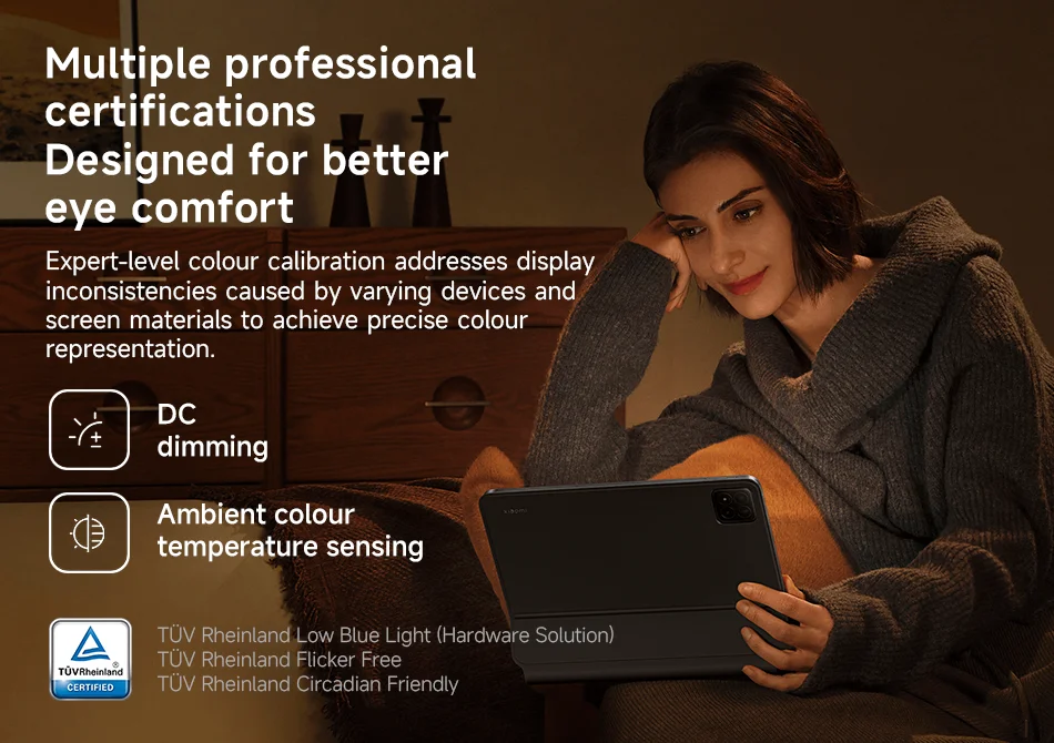 Xiaomi Pad 7 Global Version Mi Tablet PC 128GB 256GB Snapdragon 7+ Gen 3 3.2K 144Hz Screen 8MP 13MP Camera 8850mAh 45W Charging