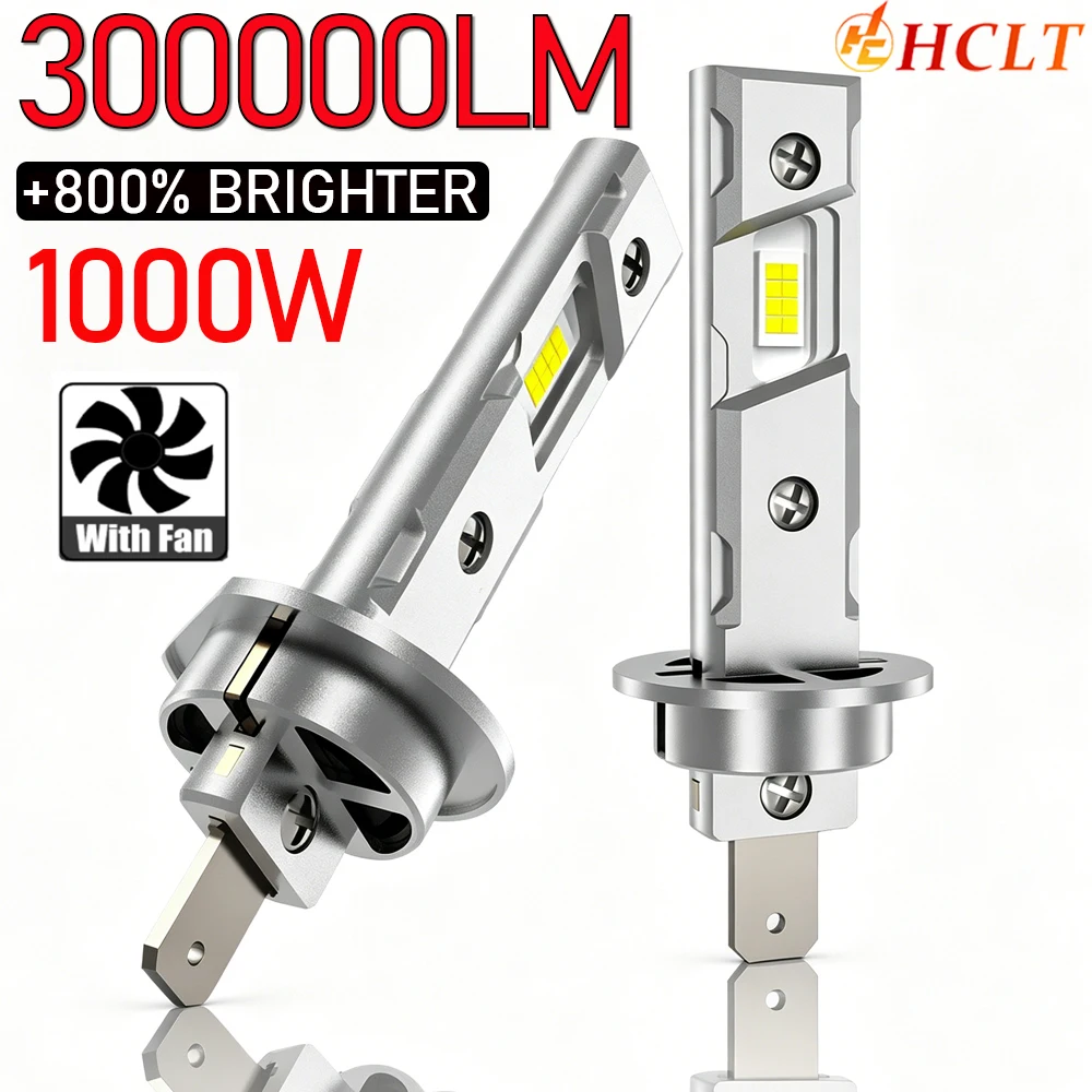 

H1 H7 LED Bulbs 300000LM Powerful Led Canbus Lights for Car with Fan High Power Spotlights Automobile Headlight Lamp Fog Light