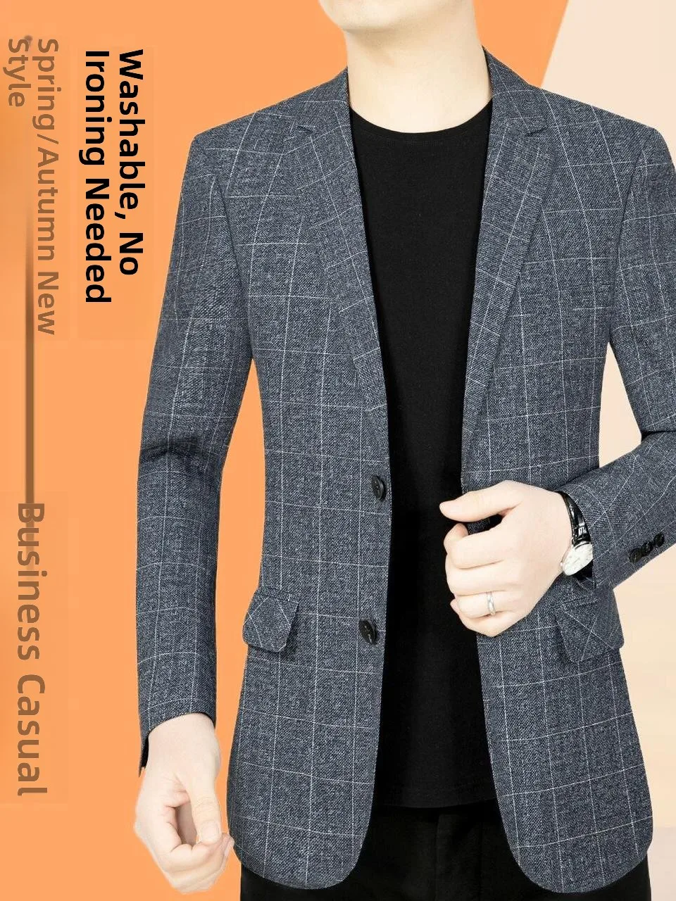 

Business Casual Mid-Year Men's Suit Jacket Dad Style High-End Casual Business Men's Top Clothes Spring Autumn New Arrival