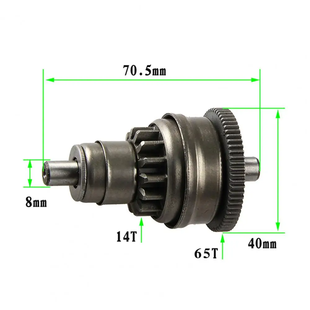 Starter Motor Clutch Gear For Bendix GY6 50cc 4 Stroke Chinese Scooter Taotao