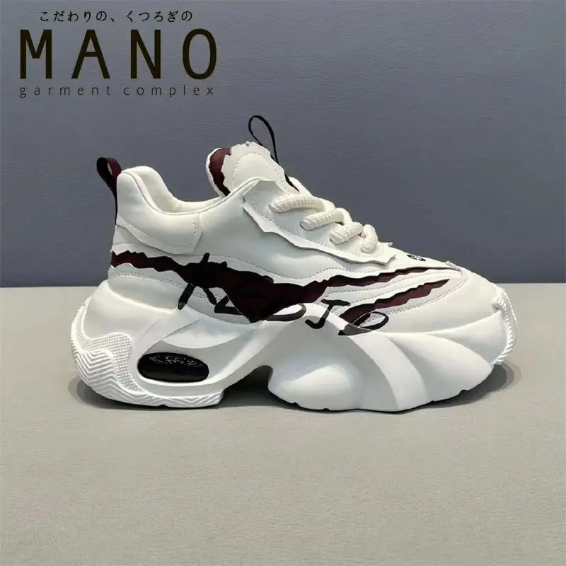 

New Thick Bottom Increased Ultra-Light Non-Slip Wear-Resistant Comfortable Bread Casual Sneakers Men