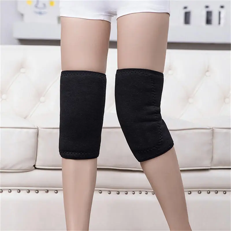 1PC Winter Warme Knie Pads für Frauen Beinlinge Männer Alte Menschen Kalten Bein Arthritis Kneepad Knie Unterstützung Kaninchen Fell knie Protector