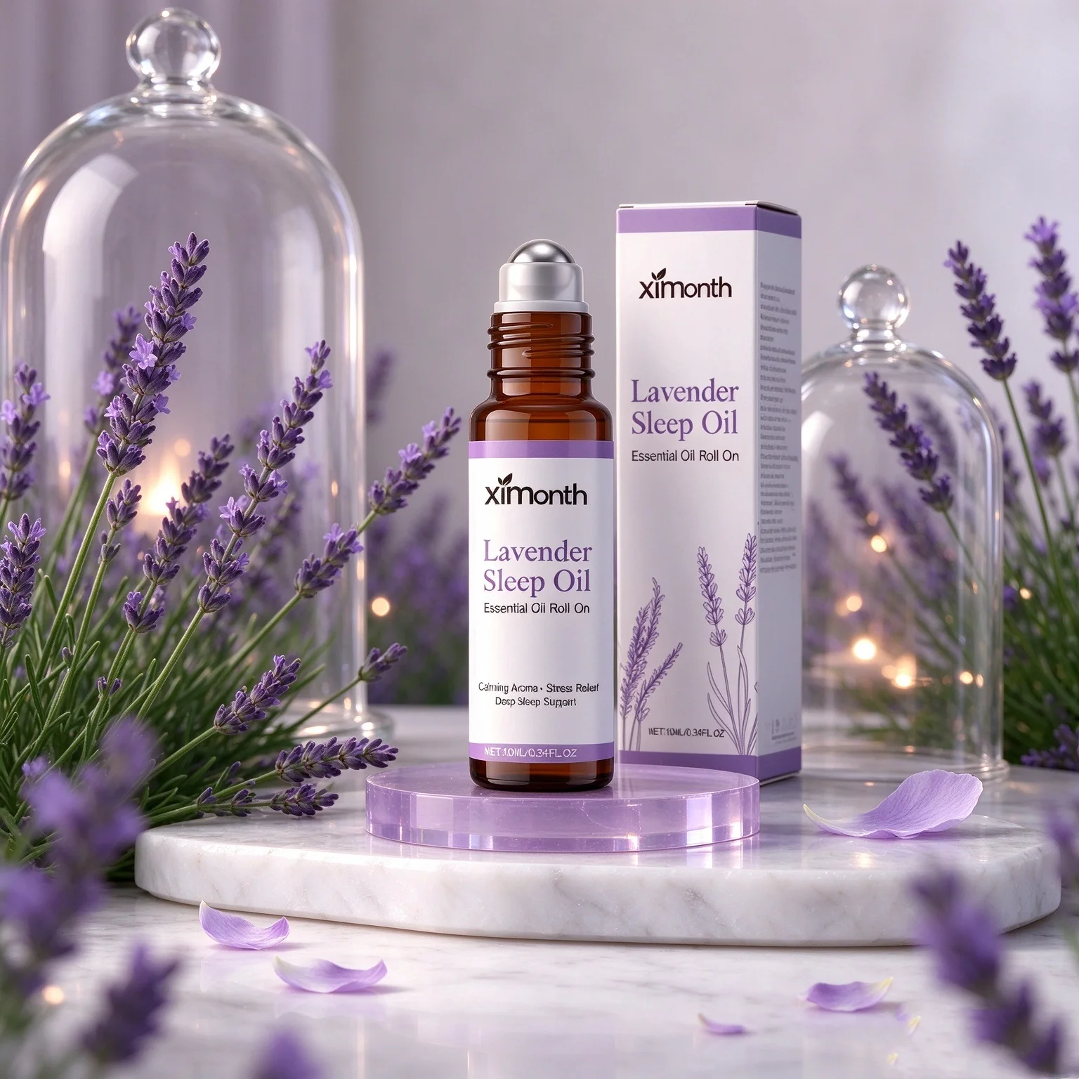 Lavender Essential Oil Roll On Relief Stress Improve Sleep Sleep Care Products Natural Relax Sleeping Soothing Care Oil Rollers