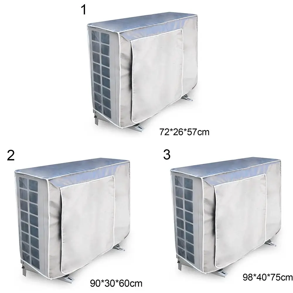 Outdoor Air Conditioner Cover Waterproof Sun Protection Protective Case Air Conditioning Main Unit Protective Cover