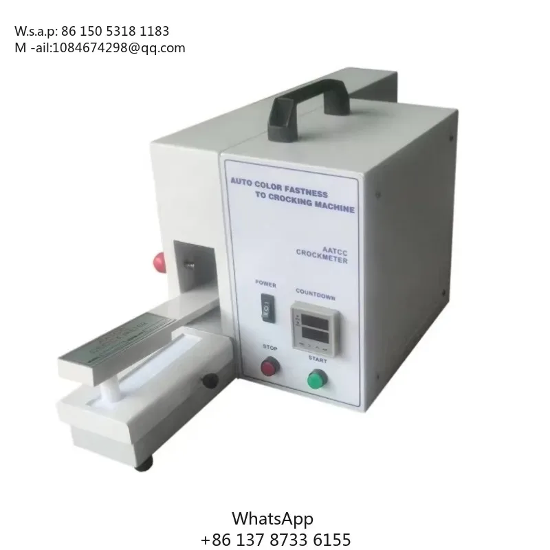 Auto Color Fastness To Crocking Machine , Rubbing Fastness Testing Machine, Color Fastness To Rubbing