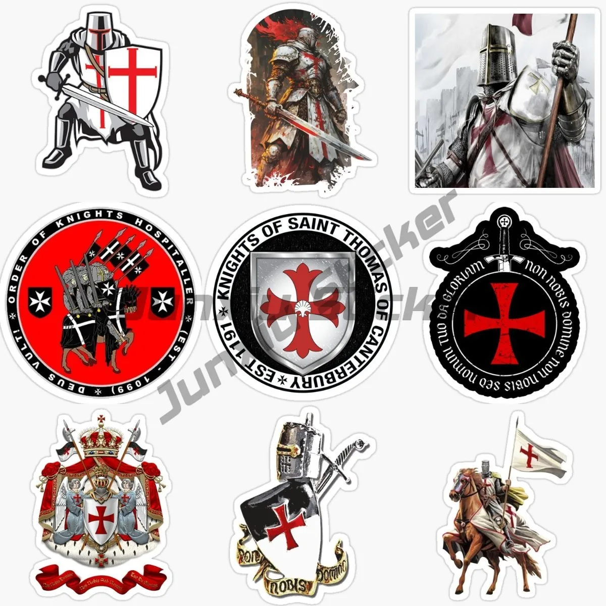 

Crusades Knights Templar Sticker Decal for Your All Cars Racing Laptop Motorcycle Helmet Trunk Surf Camper Toolbox Window Bumper