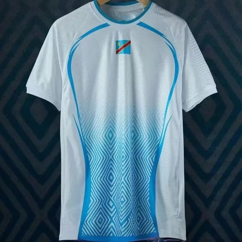 2026 Summer New Season Congo Football Congo National Jersey T Shirt Men Breathable Sweat Absorbing Family Kids Tees