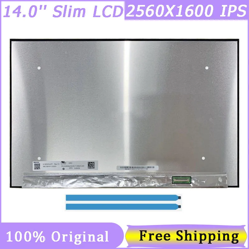 14.0 Slim 40 Pin Laptop Screen For lnspiron 7400 N145GCG-GT1 LP145WQ1-SPB1 2560*1600 QHD IPS Non-Touch