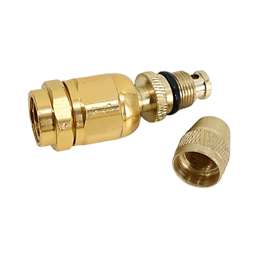 Brass 360° Rotating Adjustable High-Pressure Atomizing Nozzle For Garden Irrigation Sprayer, M14x1.5 Thread Interface