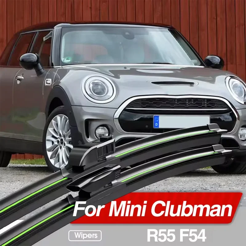 For Mini Clubman R55 F54 2007-2019 Front Windshield Wiper Blades 2x Windscreen Window Accessories 2008 2010 2011 2014 2018