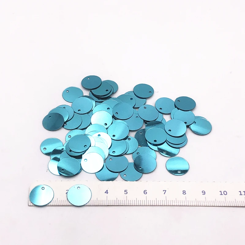 10g 10mm Sequins Large Flat Round Hole Loose Paillettes DIY Dance Decoration Wedding Handmade Crafts Lentejuelas Accessories