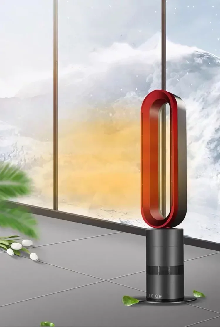 CGA Smart Home TP18 portable remote control cool heat wind rapid cycle electric fan bladeless