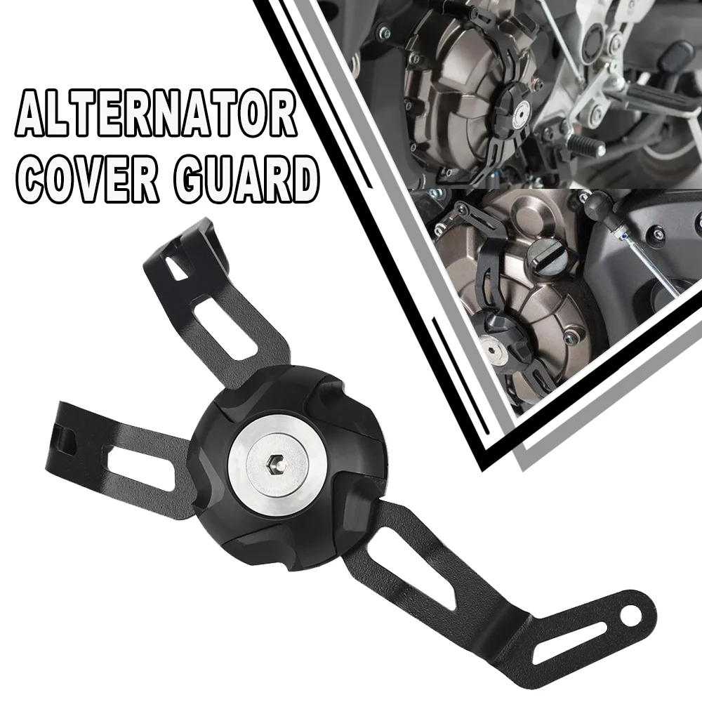 

Motorcycle Black Aluminum Alternator Engine Insulation Protection Guard Cover For YAMAHA MT07 MT-07 MT 07 RM04 2014 2015 2016