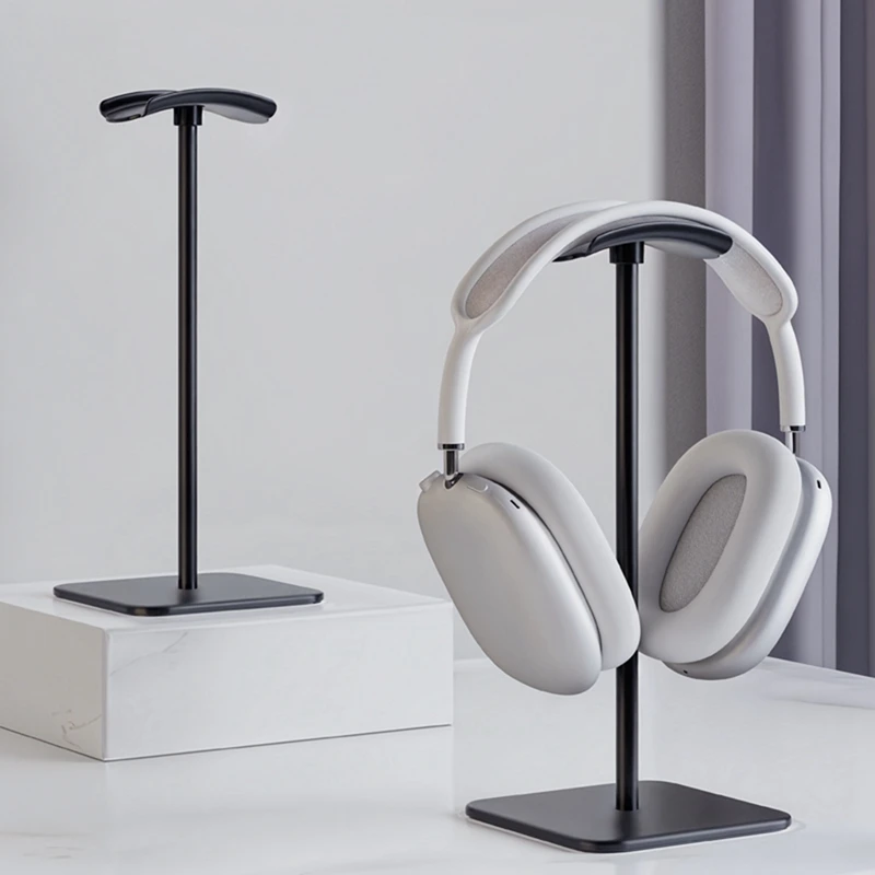헤드폰 스탠드 디스플레이 랙 탈착식 데스크탑 이어폰 행어, 알루미늄 합금 수직 브래킷, 헤드폰 B용