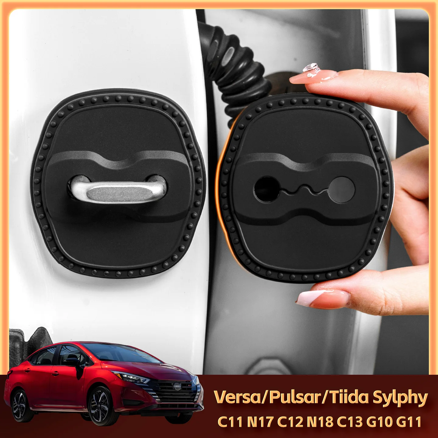 2/4Pcs Silicone Car…