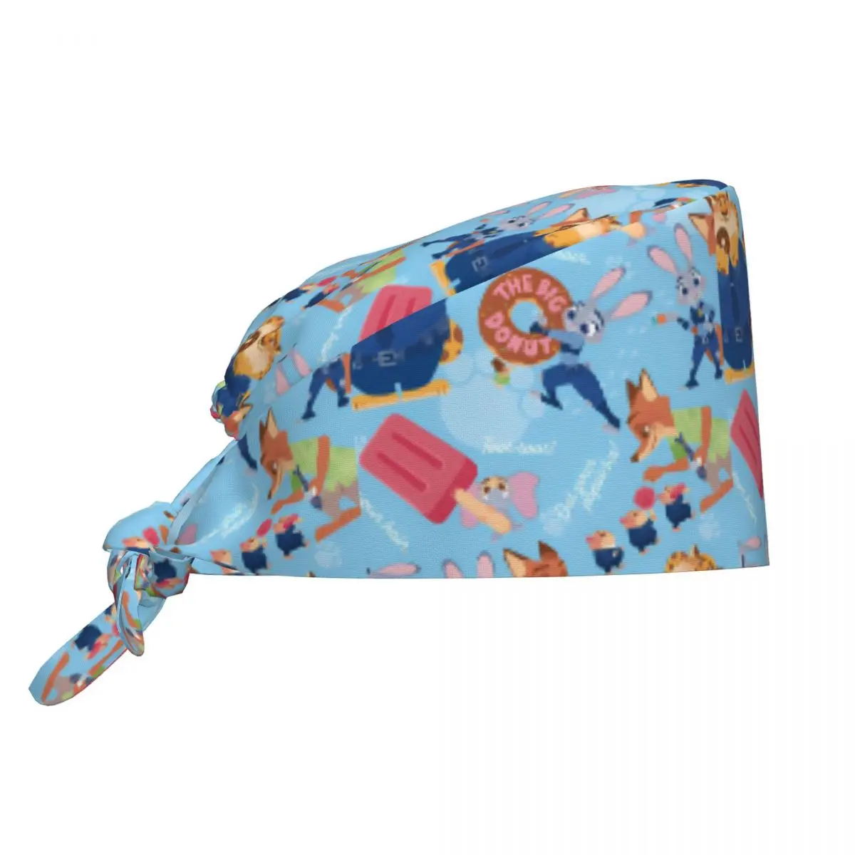 

Zootopiaa мультфильм больница медицинская хирургическая кепка для кормления Джуди Ник лабораторный доктор спа рабочие шапки кепка винтажная мужская и женская Скраб-шапочки