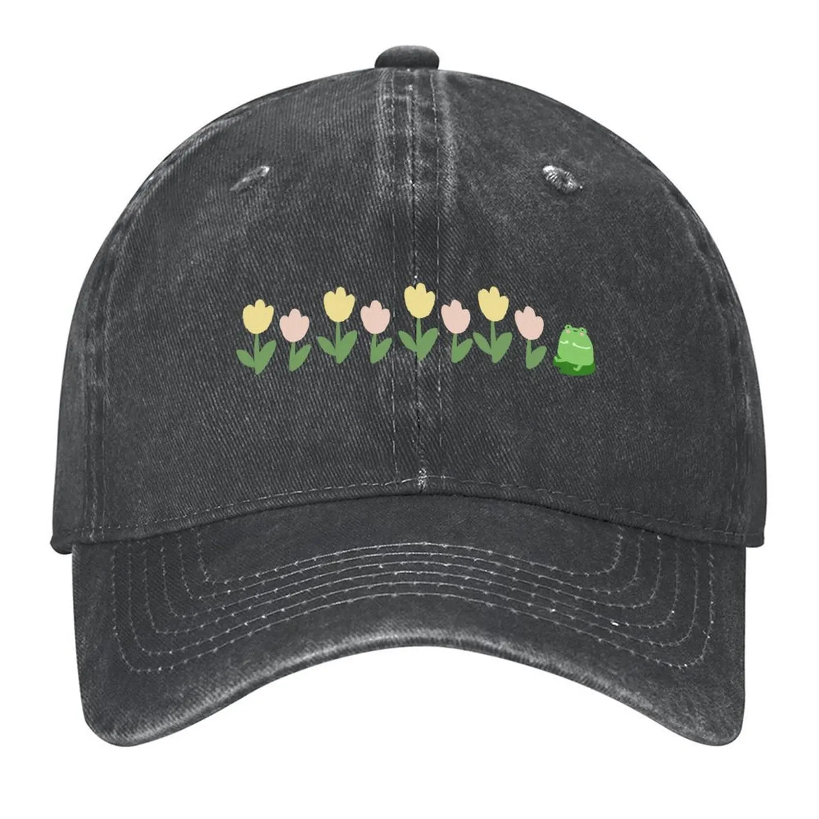 

Бейсбольная кепка с лягушкой Springtime, роскошная брендовая шляпа, кепка на заказ, шляпа для гольфа, мужские и мужские кепки, женские кепки