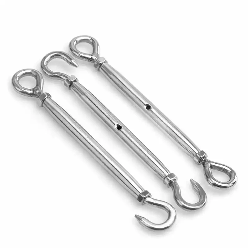 1 BUAH Kunci dan Mata Jenis OC/OO/CC Engsel Penegang 304 Baja Tahan Karat Peralatan Rigging dan Sailing Tahan Beban Berat Penegang Kabel Baja