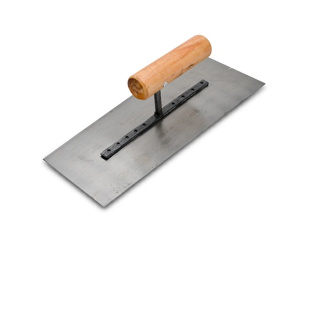 

Plastering Gauging Trowel Square Edged Tip with Wood Handle Flooring Grout Float Tiling Tool Wall Concrete Scraping Tool