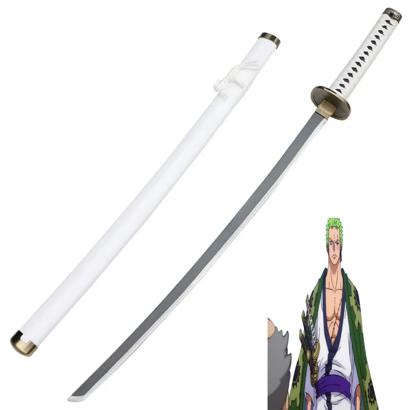 104cm Cosplay He Dao Roronoa Zoro Model Katana Role Play Sauron Qiu Shui Wood Weapon Sword