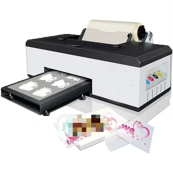 A3 DTF printer T-shirt printing machine, heat transfer machine L8058 DTF printer with white ink automatic circulation system