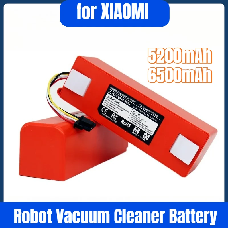 

5200mAh BRR-2P4S-5200D for XIAOMI 1S 1ST Roborock SDJQR01RR Sweeping Mopping Robot Vacuum Cleaner Battery