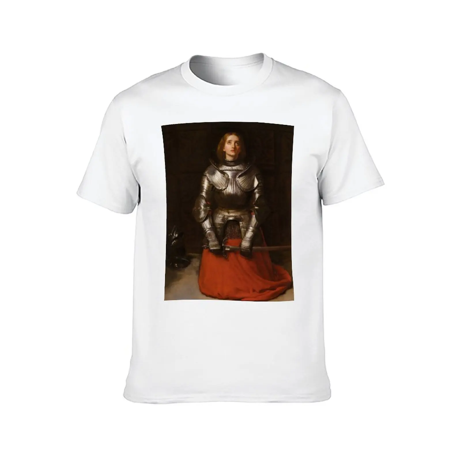 Joan of Arc - John Everett Millais - 1865 T-Shirt funny shirt cotton summer top Anime t-shirt mens cotton t shirts