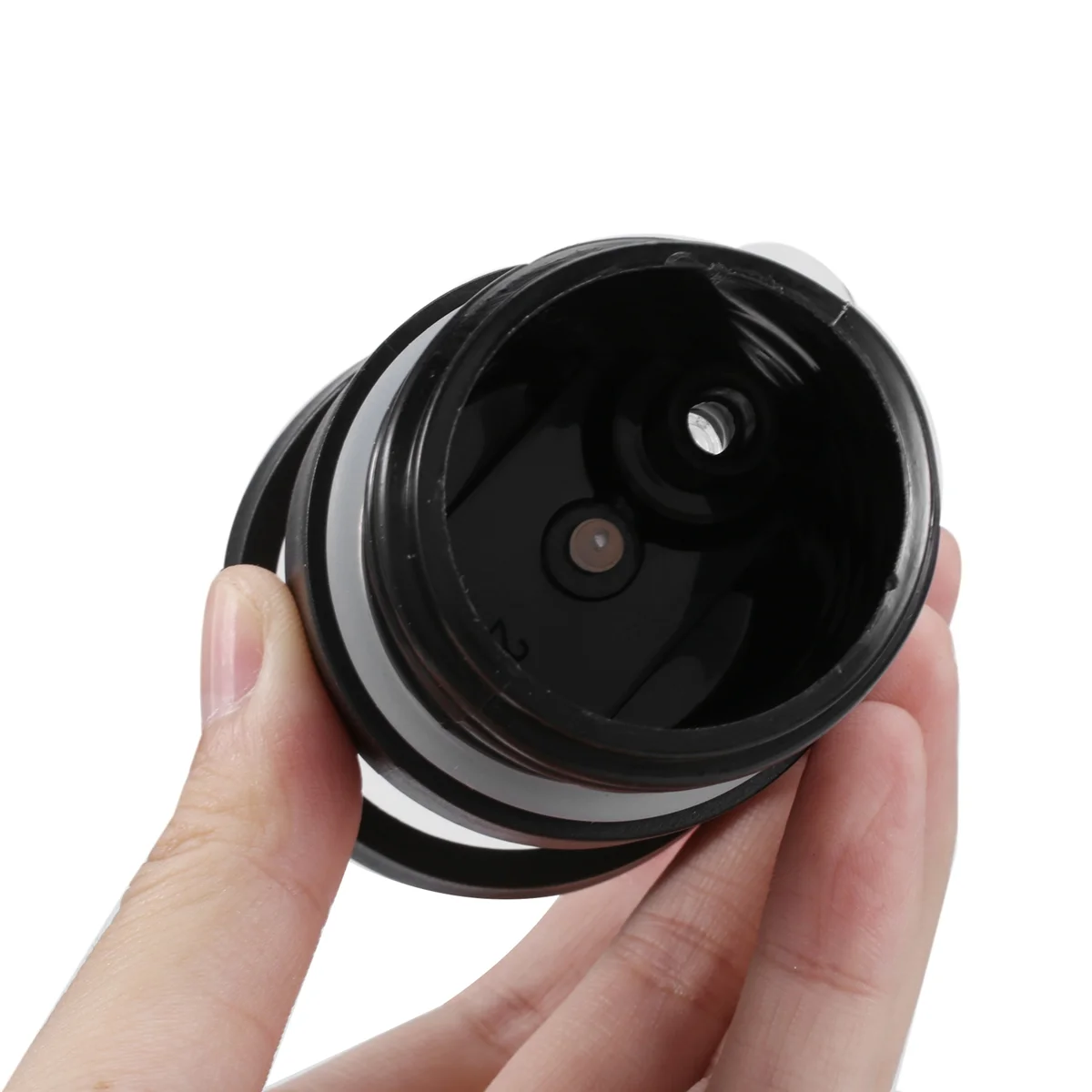 غطاء من القش ذو الحجم القياسي للزجاجة القياسية للقارورة المائية وزجاجة الصاعد الحديثة البسيطة، مع القش وفرشاة نظيفة HOT