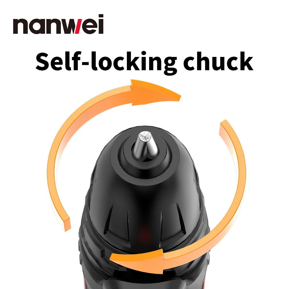 Imagem -04 - Nanwei-mini Brushless Lithium Furadeira Elétrica Recarregável Multifuncional Doméstico Mão Chave de Fenda Impacto 12