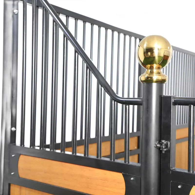 Custom coated bamboo powder horse stabilized panel booth new conditions galvanized modular horse box