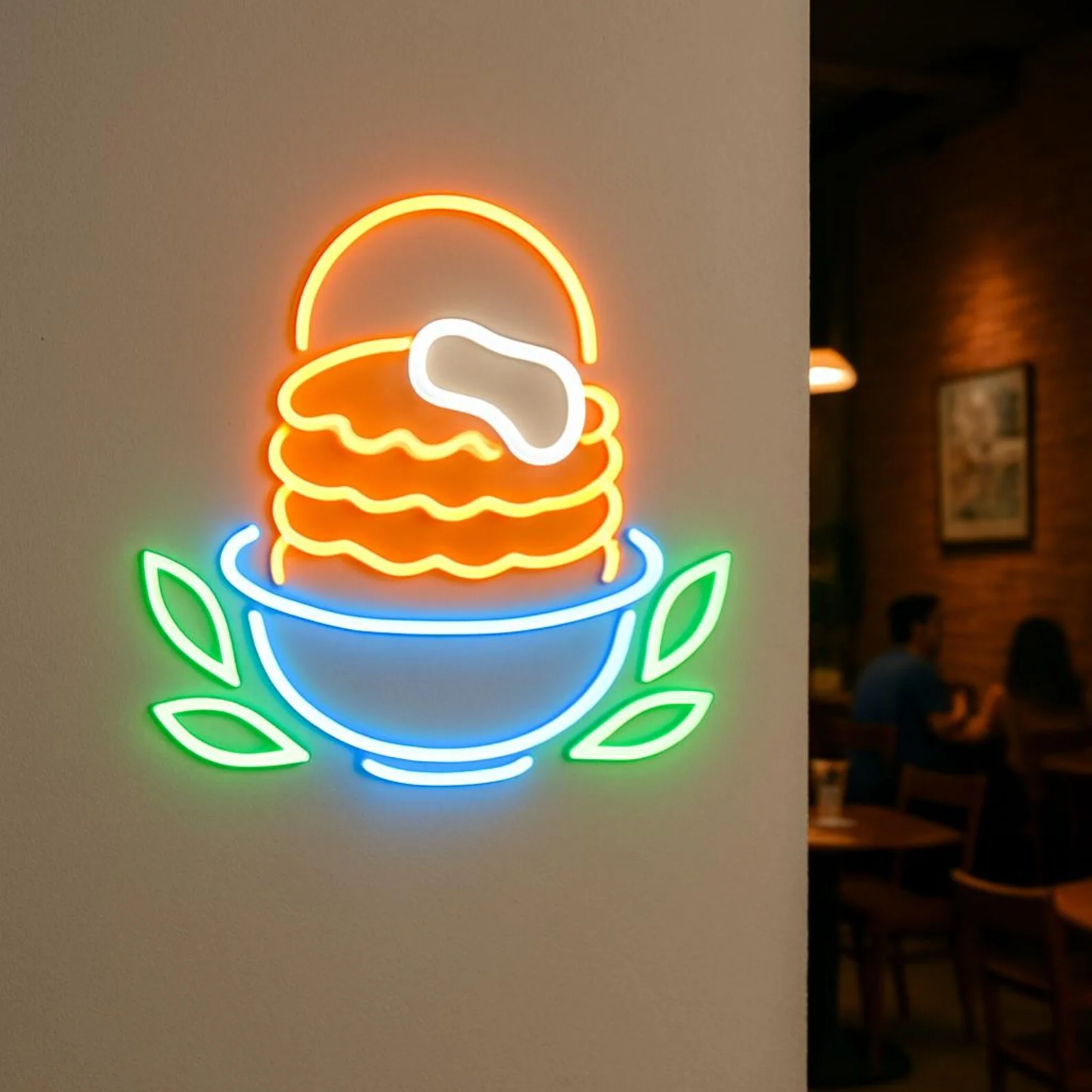 Deruny Neon Sign, Restaurant Light, Ukrainian Kitchen Led Sign, Potato Deruny Neon Decor,Gift for Her