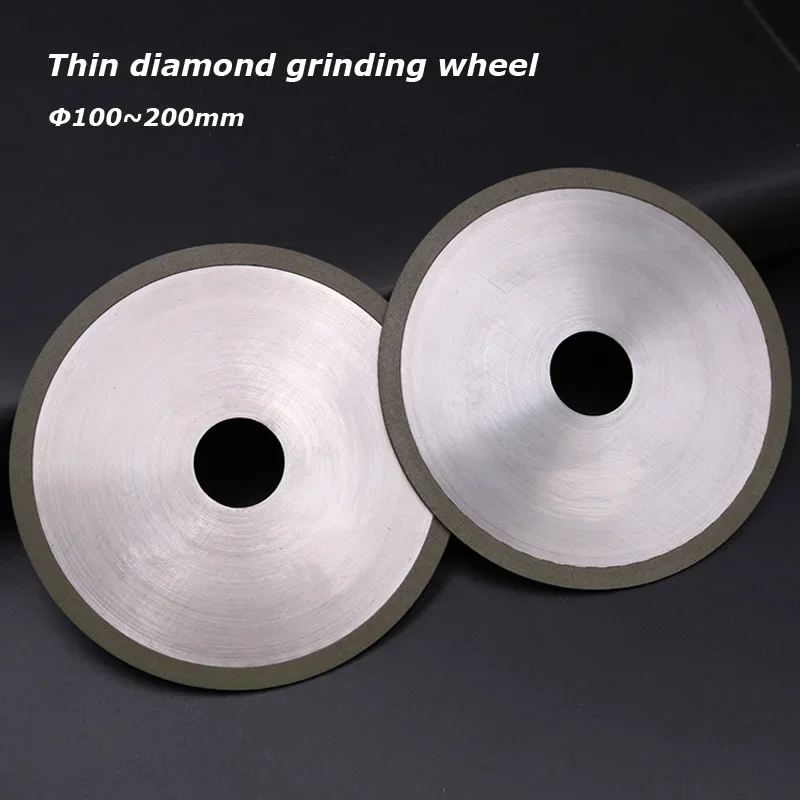 Φ100〜200mm樹脂砥石厚さ1mmダイヤモンドカッティングディスクツール、ガラス管、石英石、タングステン鋼の切断用
