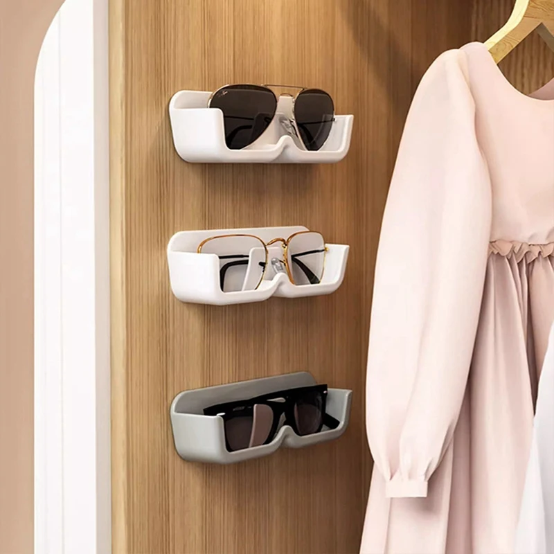 Óculos de parede Display Rack, Óculos De Sol Caixa De Armazenamento, Óculos De Mesa, Banheiro, Quarto