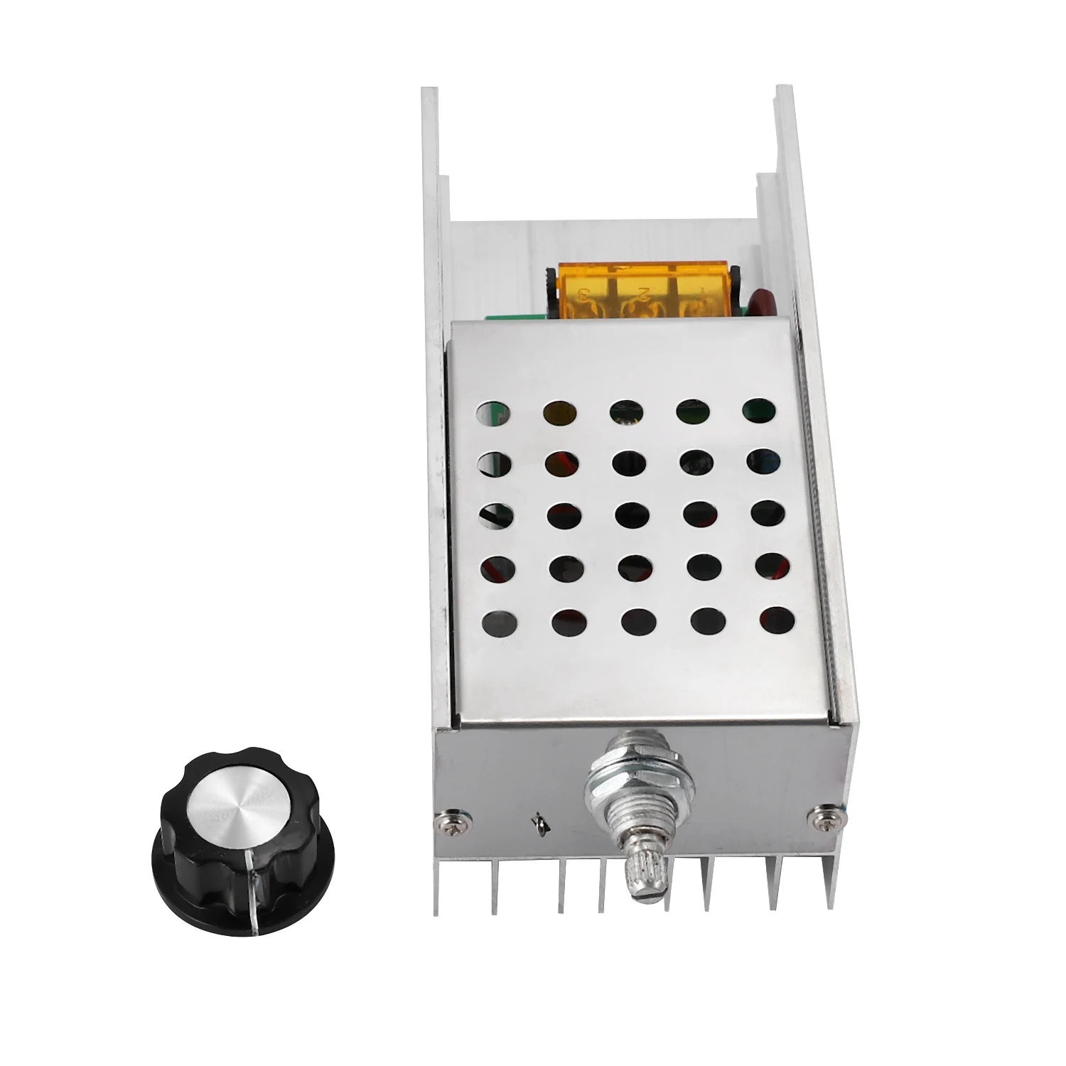 

AC 220V 6000W SCR Voltage Regulator Controller Electronic Dimmer Thermostat Speed Regulation Mold With Case-T44C