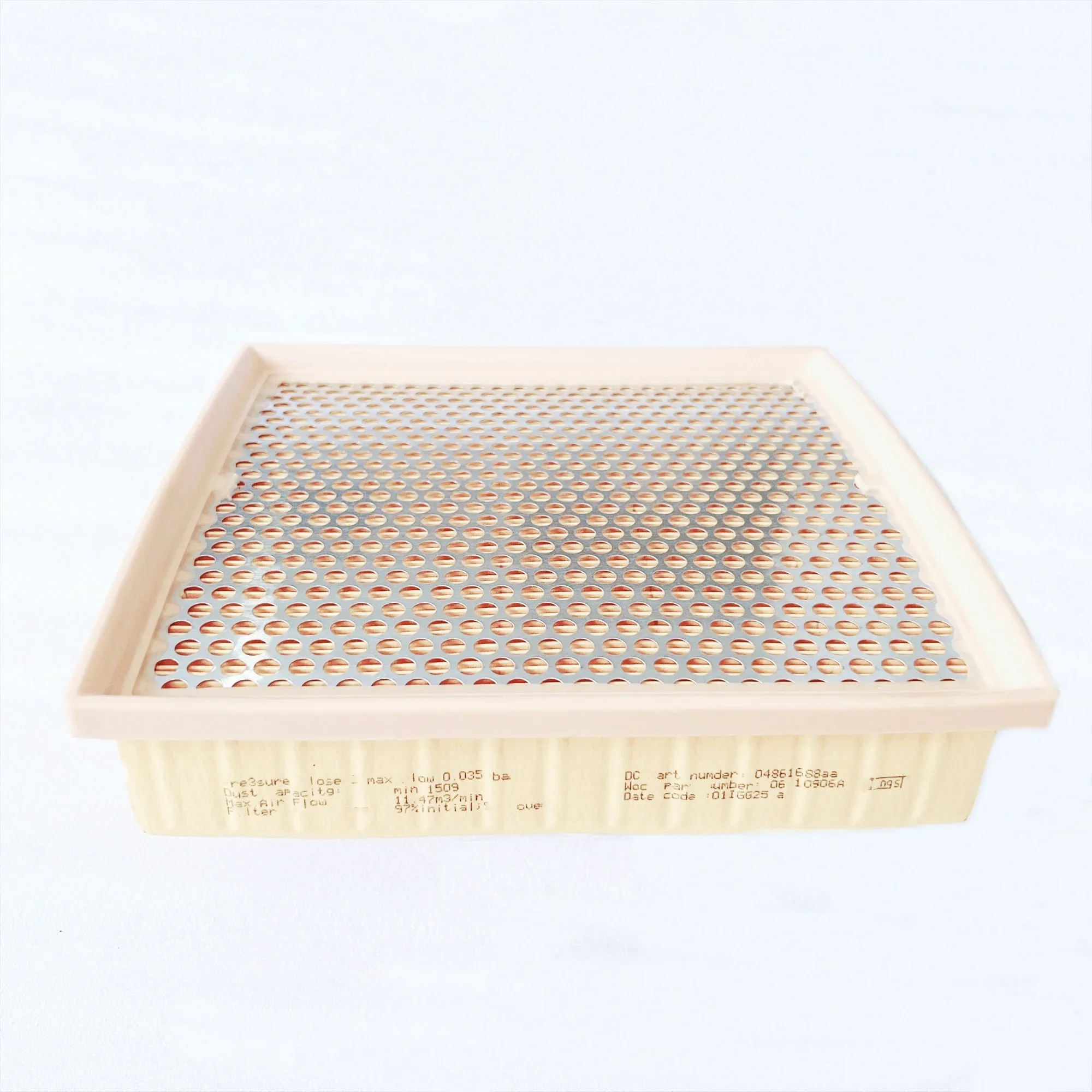 Air filter, 04861688AA,4861688AA, Applicable To: Diesel Version 3.0L, Grand CherokeeWK, LX300C, 2006-2021