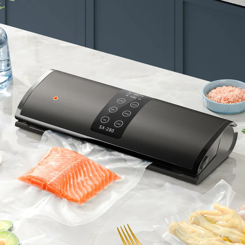 AGASHE  food vacuum sealer machine,Vacuum Air Sealing System For Food Preservation, Dry & Moist, For Sous Vide or Storage