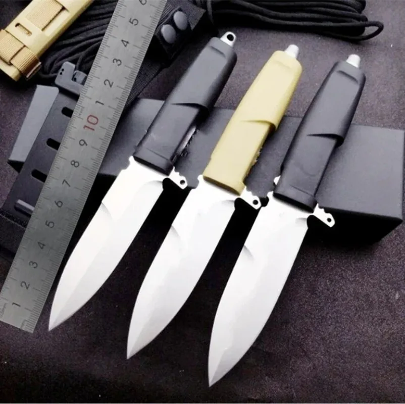 Exr CONTACT.C Straight Fixed Blade Knife Stonewashed Blade Tactical Self Defense EDC Collection Tool Hunting Knives Xmas Gift