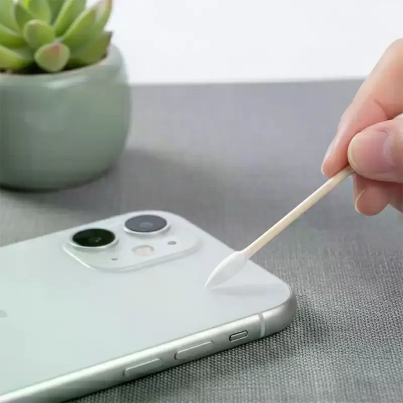

100/300/500Pcs Precision Tip Pet Cotton Swabs Pointed Tip Cotton Swabs Bamboo Sticks And Double Pointed For Outdoor Makeup