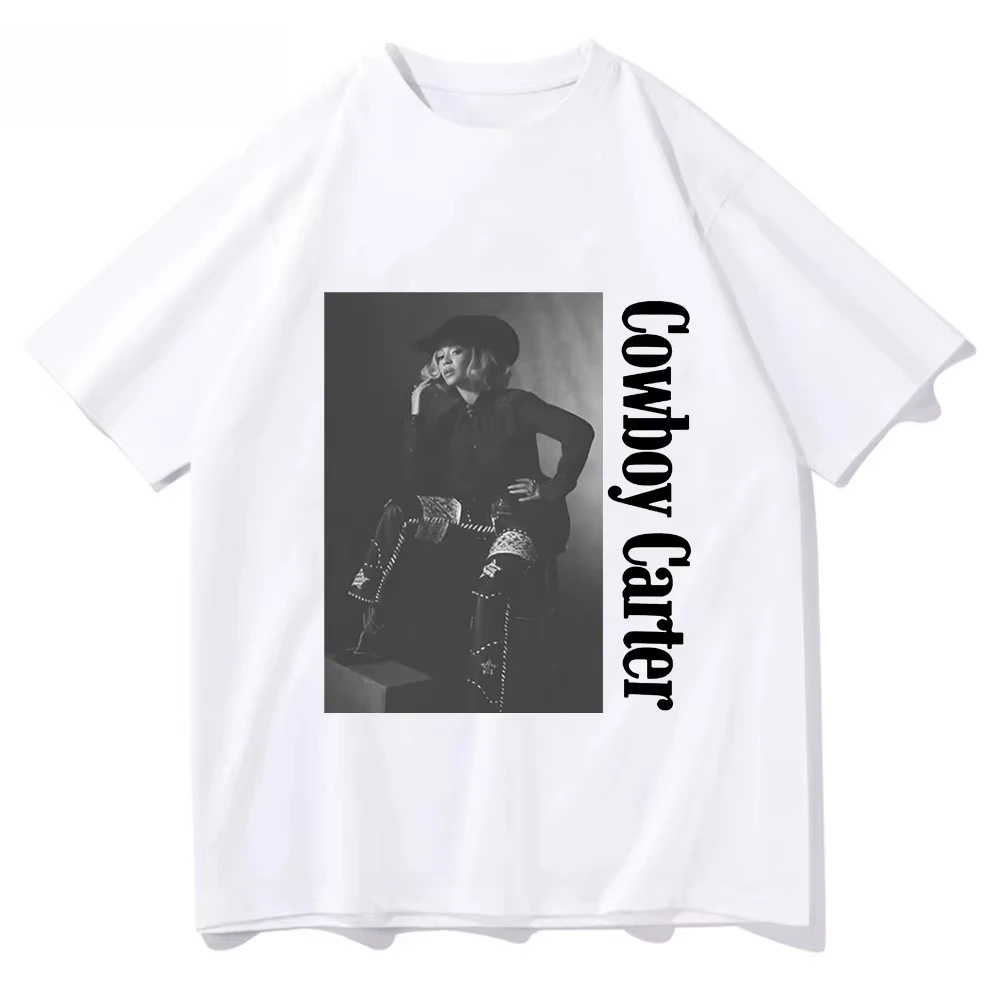 

Beyoncé COWBOY CARTER TOUR 2025 T-shirt Cotton Summer Women Men Tshirts Short Sleeve O-neck Loose Tee-shirt Men Tees Print Top