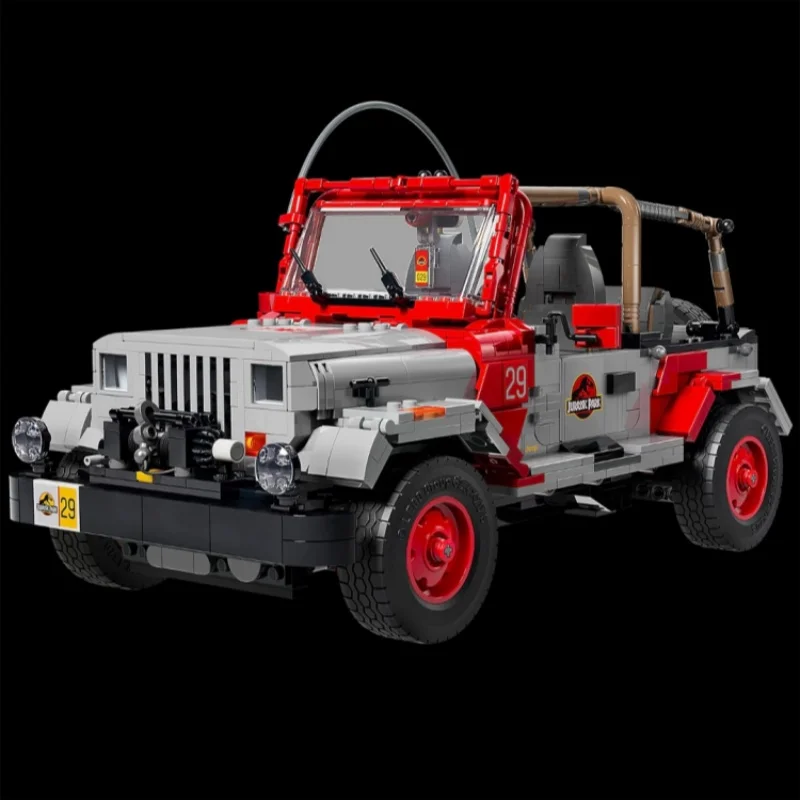 Jurassic World Series Jee Wrangler Movie Vehicles Model Toys Birthday Gifts Bricks Building Blocks Compatible 1924pcs for Adults image 3