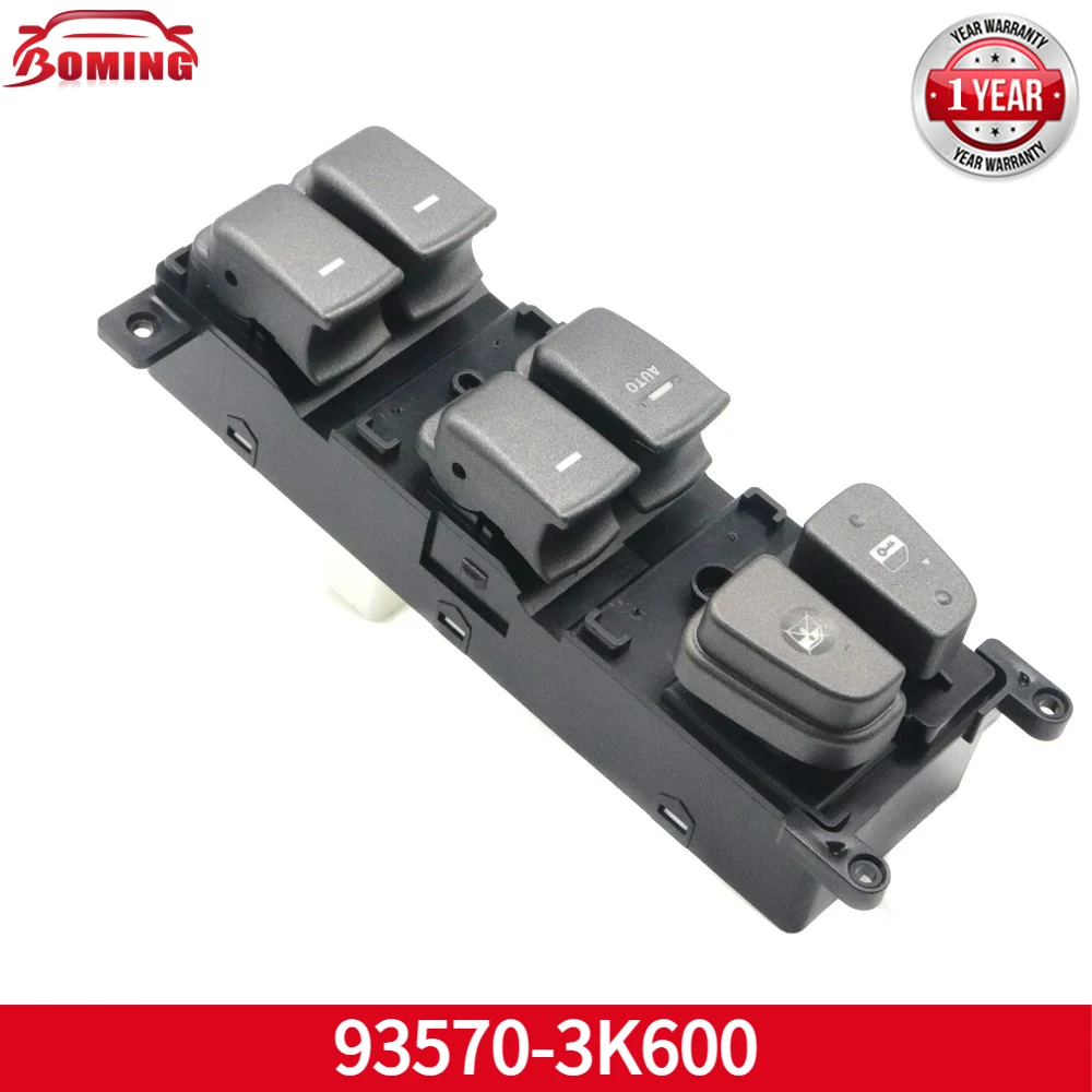 

93570-3K600 New Car Front Left Driver Side Master Power Window Control Switch Button For Hyundai Sonata 2008-2010 935703K600