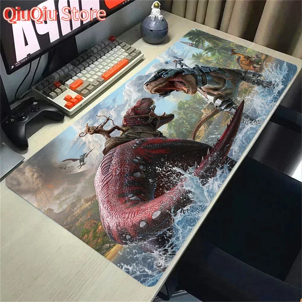 XXL ARK Survival Evolved Mouse Pad Dinosaur Cartoon Lockedge Large Gaming Mousepad Computer Gamer Keyboard Mouse Mat PC Deskmat #1
