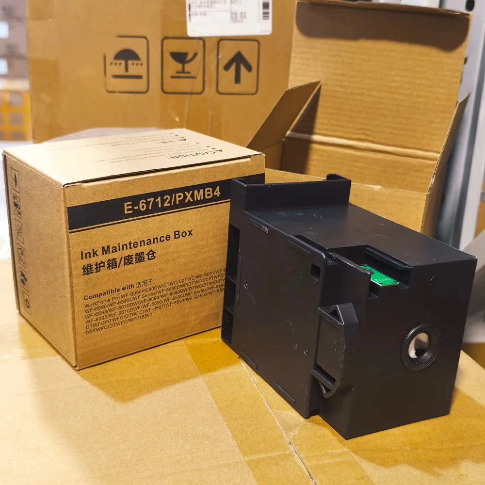 

5X T6712 T671200 Ink Maintenance Box for EPSON WF 6090 6590 8010 8090 8510 8590 WF6090 WF6590 WF8010 WF8090 WF8510 WF8590