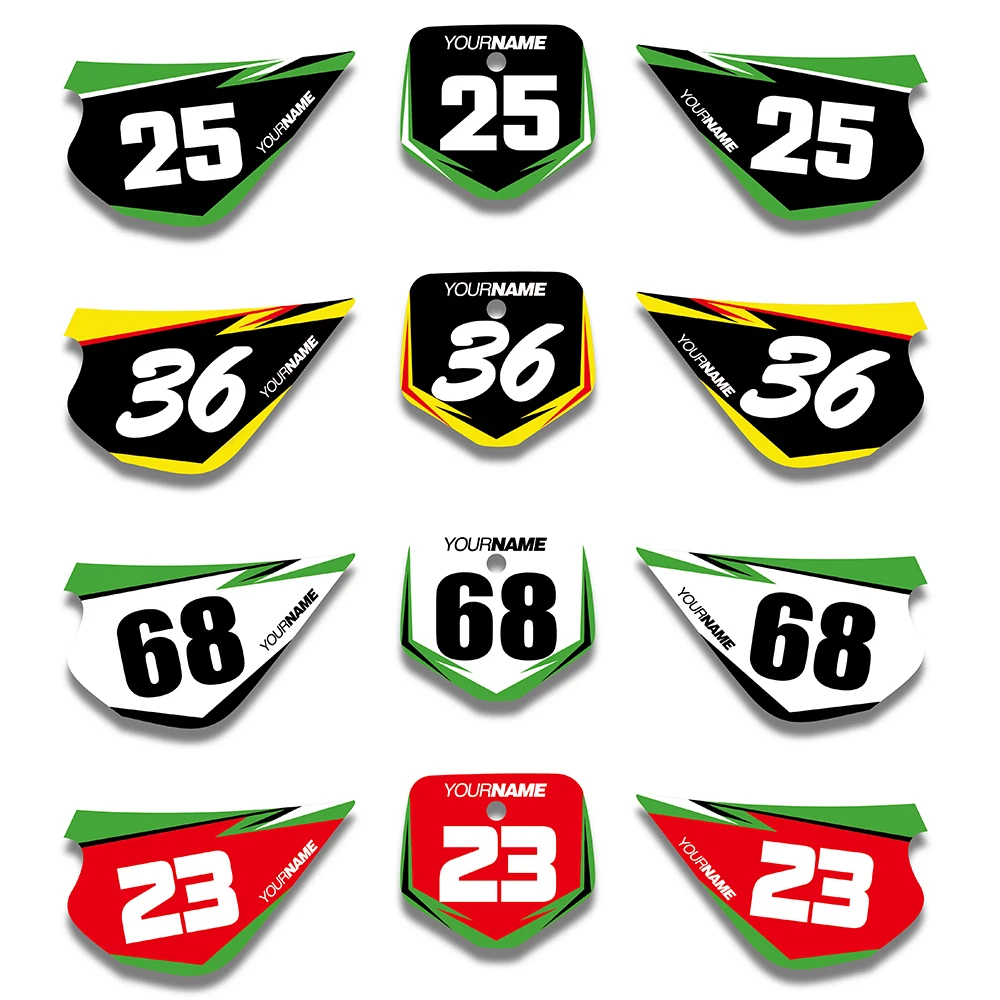 NICECNC Custom Backgrounds Graphics Sticker & Decals Number Plate For Kawasaki KX80 1994 1995 1996 1997  KX 80